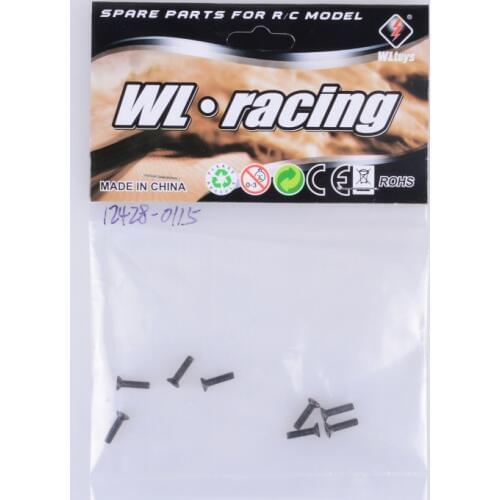 12428 12423 12428-0115 M2.5*10 Screws WLtoys RC Racing Car Scale Spare Parts Accessories