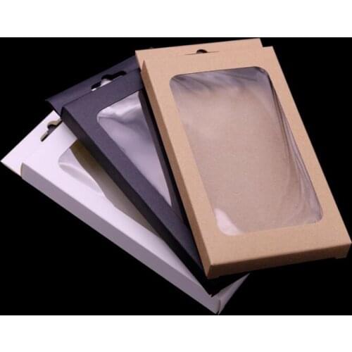 17*10*1.5CM Universal Mobile Phone Case Package Kraft Paper Brown Retail Box LX1669