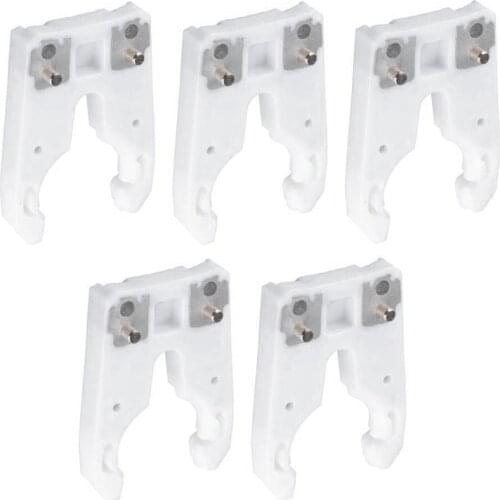 5PCS/Lot ISO30 Tool Holder Clamp Iron+ABS Flame Proof Rubber Claw
