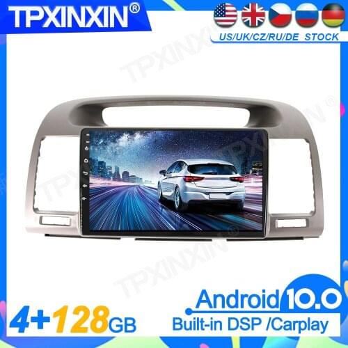 128GB For Toyota Camry 2002 2003 2004 2005 2006 Head Unit Car Multimedia Player Auto Radio Tape Recorder GPS Navigation DSP IPS