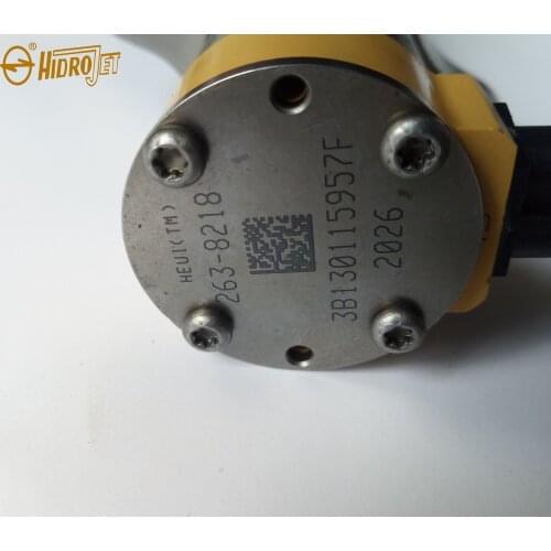 Excavator parts 263-8218 fuel injector 2638218 235-9649 for C7 engine