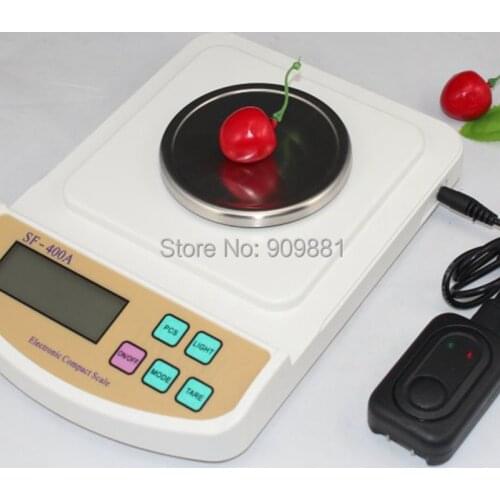 5KG 1g Electronic Compact Scales 5000g/1g Digital Kitchen Floor Scale Food Diet Balance Big Platform With AC/DC Adapter