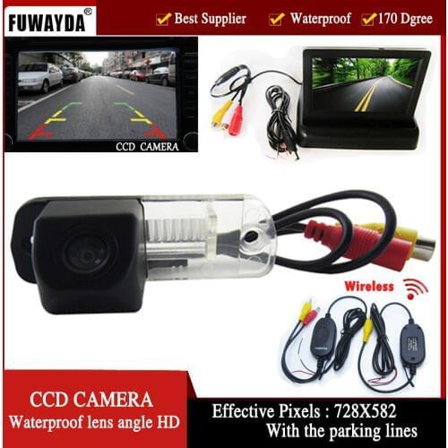 FUWAYDA Auto Parking Monitor, Reverse WIFI CCD Car RearView Camera for Benz C-ClassW203 E-ClassW211 CLS-Class300 W219 R350 R500