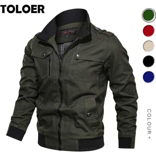 Casual Bomber Jacket Men 2021 Spring Autumn Army Military Tactical Jackets Mens Coats Male Outerwear Windbreaker Brand Clothing