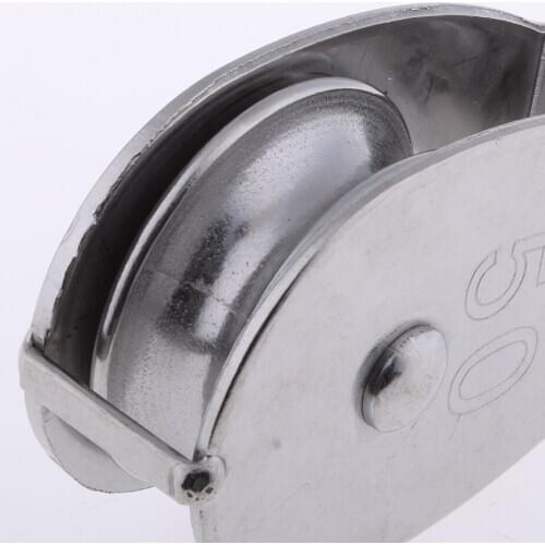 Pulley Block Single Wheel With Eye Accessory Automobile Motorcycles