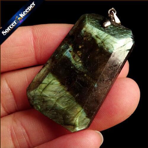 Women & Men Fashion Jewelry Pendants Necklaces With Chain Wholesale Labradorite Moonstone Quartz Stone Colares Femininos WS317