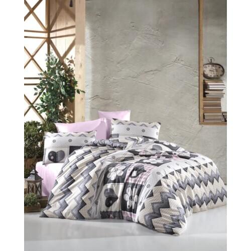 Duvet Cover World Ranforce Double Personality Duvet cover set Daisy Pink