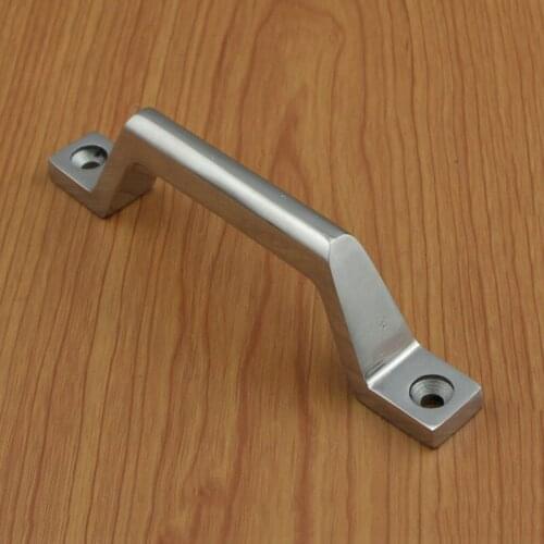 Solid Stainless steel bow door handle industrial cabinet heavy equipment knob chassis cabinet pull toolbox handle hardware