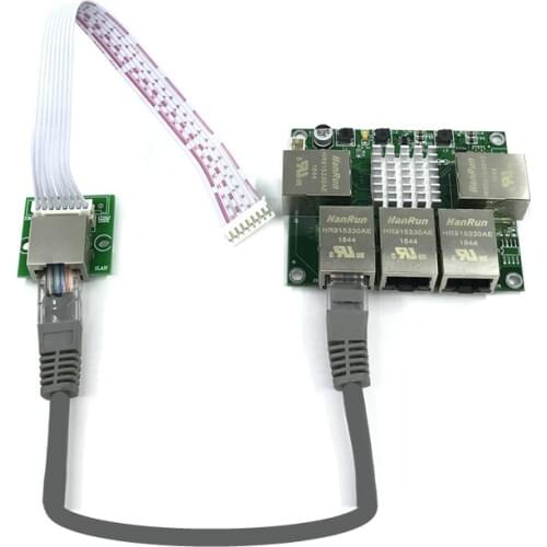 Industrial Ethernet Switch Module 5 Ports Unmanaged10/100/1000mbps PCBA board OEM Auto-sensing Ports PCBA board OEM Motherboard