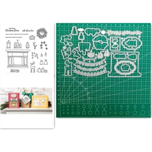 Clear Stamps and Metal Cutting Dies Stencil For DIY Scrapbooking Dies Embossing Paper Card Making New Cut Die For 2021