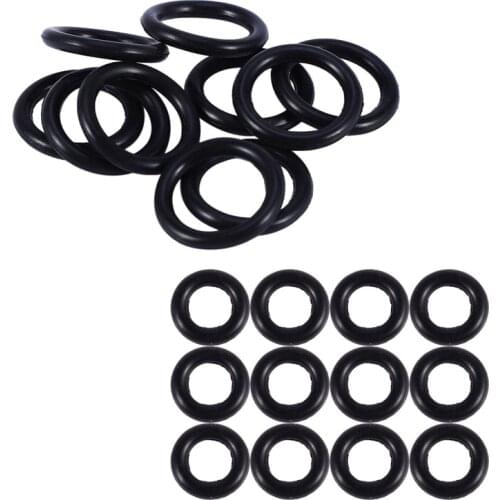 12Pc 9MM X 2.0Mm Rubber Seals Oil Seal O Rings & 10 Pcs Black Rubber Oil Seal O Shaped Rings Seal Washers 16 X 12 X 2 Mm