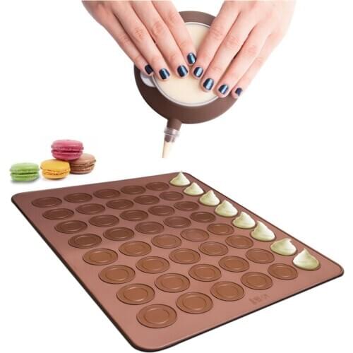 38*28cm silicone pad baking mat Round Shape Baking Pad DIY Cake Dessert Oven Liner baking tools for cakes