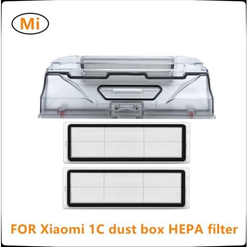 Dust box HEPA Filter Replacement of parts For Xiaomi 1C STYTJ01ZHM robotic vacuum cleaner Dustbin accessories