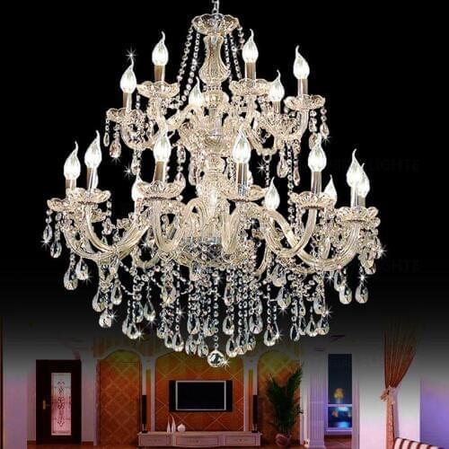 LED Crystal Chandelier Home For Living Dining Room Lamp Indoor Modern Chandelier Lustre Crystal Light AC110V-240V