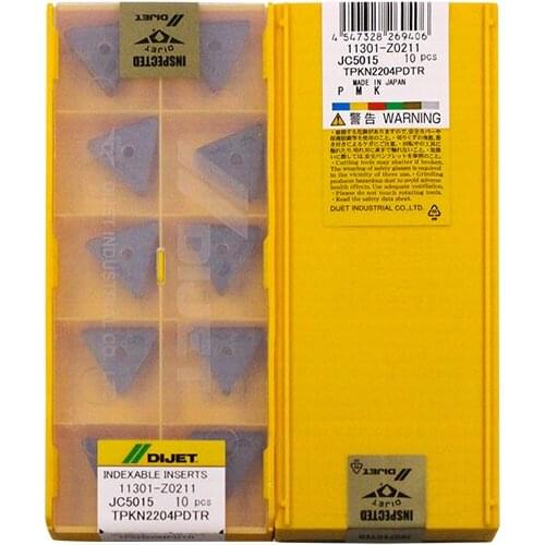 TPKN2204PDTR JC5015 100% DIJET Original carbide insert with the best quality 10pcs/lot free shipping