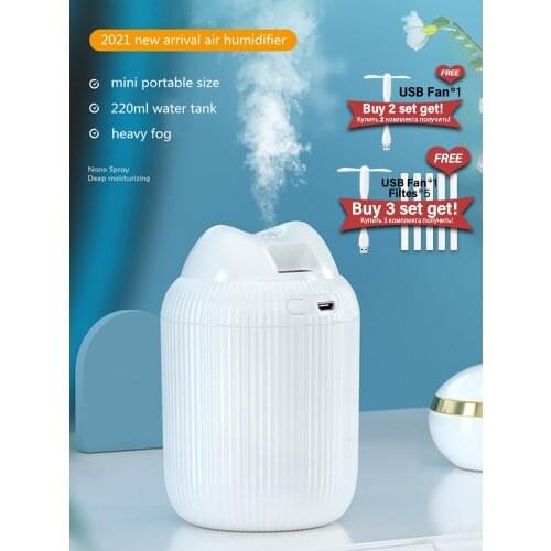 Humidifier Aromatherapy diffuser for Home Car Air Freshener Mini humidificador essential oil diffuser USB mist maker with LED