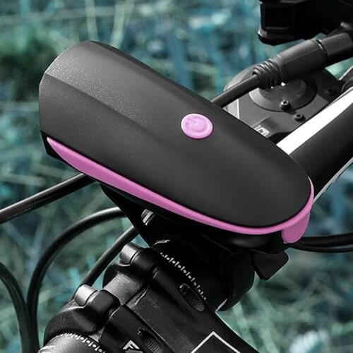 Bicycle Headlight 240LM MTB Bike Front Light XPG LED Horn Lamp USB Waterproof Front Light Rechargeable for Outdoor Sports