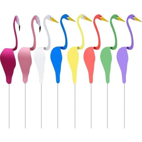 Swirl Bird Dynamic Bird Slight Garden Breeze Bird Wind Sculptures Art Decorations for Patio Yard Outdoor Pond Pool Fountain