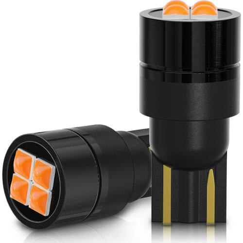 2pcs Car Interior Led Lights 3030 Canbus T10 W5W 194 168 For Auto Wedge Clearance Bulbs License Plate Lamp White 6000K 12V Diode