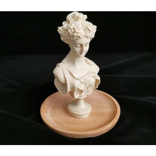 3D Goddess Artist Madonna Classical European Style Silicone Mold Candle Plaster Mould DIY Household Decoration Craft Tools