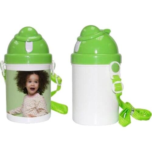 400ml Blank water Bottle For Kids Children, for Sublimation Printing,With Little Cap