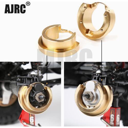 AJRC 2PCS 1:10 RC simulation climbing car Traxxas TRX-4 TRX4 G500 TRX-6 G63 82046-4 brass weight balance heavy copper weight