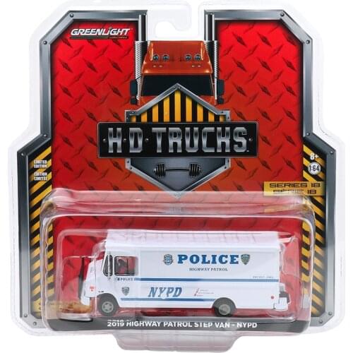 Greenlight cars 1/64 2019 HIGHWAY PATROL STEPWAN-NYPD Car Collection of Car Toy Gifts