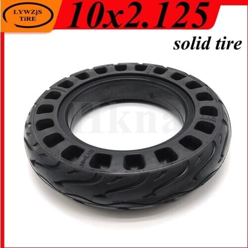 10x2.125 Solid Tire 10*2.125 Tubeless Tyre for Electric Scooter Balance Car 10 Inch Explosion-proof Solid Tire Accessories