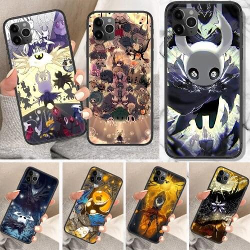 Hollow Knight game Phone Case For iphone 5 5S SE 2 6 6S 7 8 11 12 Mini Plus X XS XR Pro Max black tpu cell cover fashion back 3D