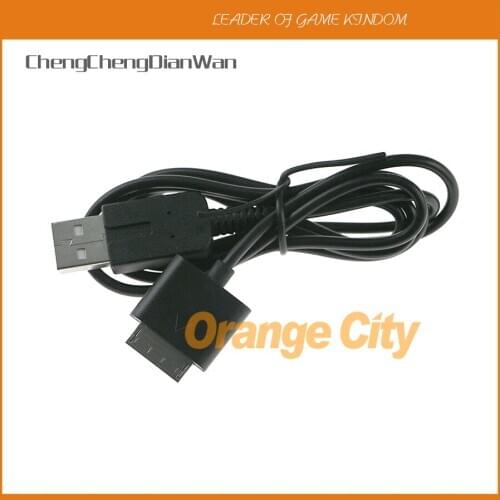 ChengChengDianWan 6pcs 25pcs 60pcs High Quality 2 IN 1 USB Data Charger Cable 1m For PSP GO