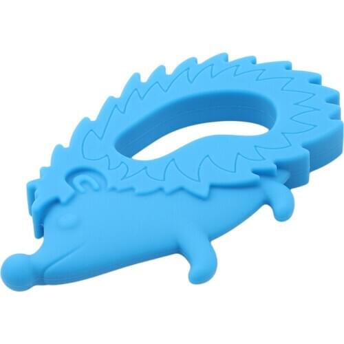 Baby Teether Toy Hedgehog Teether Children Creative Cartoon Animal Molars Silicone Teether Baby Chew Toys