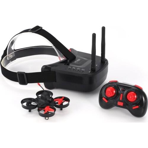 RTF Micro FPV RC Racing Quadcopter Toys w/ 5.8G S2 800TVL 40CH Camera / 3Inch FB-009 FPV Goggles VR Headset Helicopter Drone