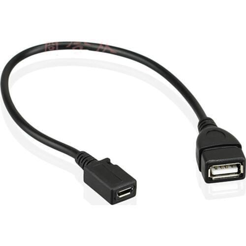 USB 2.0 A female socket to Micro 5pin 5p USB B female Cable adapter Lead Micro B 5 Pin Charging Data Extension Cable