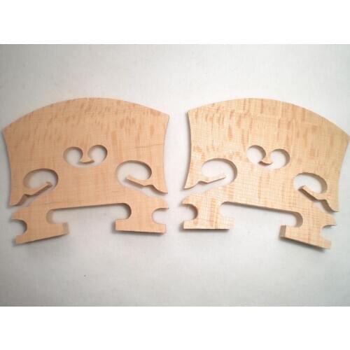 10 PCs Quality Baroque Violin Bridge 4/4 Maple Wood Fiddle Bridge