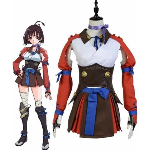 Koutetsujou no Kabaneri Mumei Cosplay Costume Custom Made