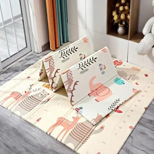 Portable Foldable Baby Play Mat XPE Climbing Pad Foam Picnic Blanket Indoor Outdoor Game Gym Activity Blanket Toys for Children