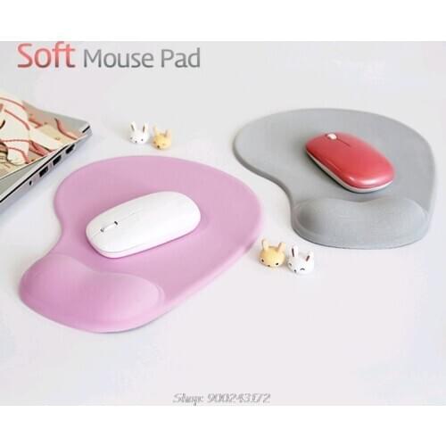 Office Mousepad with Gel Wrist Support Ergonomic Gaming Desktop Mouse Pad Wrist Rest D10 20 Dropship