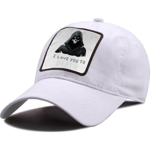 Summer Breathable Baseball Caps I Love You To Death Cartoon Snapback Hat Outdoor Unisex Riding Hats Sport Casual Baseball Cap