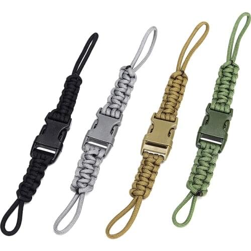 1pack(4pcs 4color)Braided bracelet for man multifunction wristwatches survival Paracord rope bracelets camping emergency to