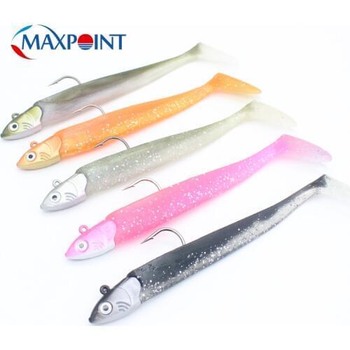 Inshore Saltwater Fishing Lures 11 cm Swimbaits as Slug Soft Fishing Lure 30g Soft Bait Set with Big Paddle Tail
