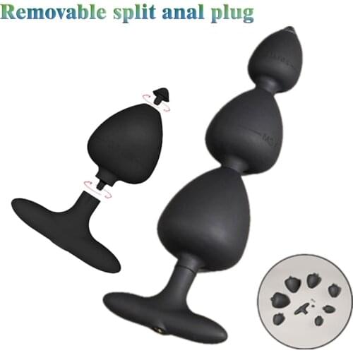 Silicone Anal Beads Any Combination Anal Plug Butt Plug BDSM Vagina Anus Expansion ButtPlug Adult Games Masturbator Enema Tools