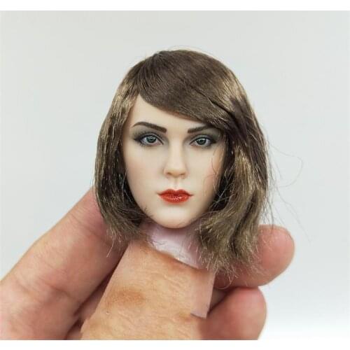 TBLeague 1/6th PL2020-173 C Knight Fire Black Version Dark Beautiful Vivid Female Head Sculpture For Mostly 12inch Doll Soldie