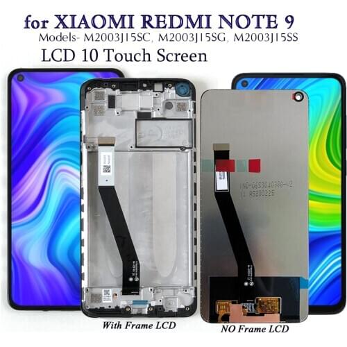 Display For Xiaomi Redmi Note 9 Lcd Display 10 Touch Screen Replacement For Redmi 10X 4G Display Tested Phone LCD Screen Part