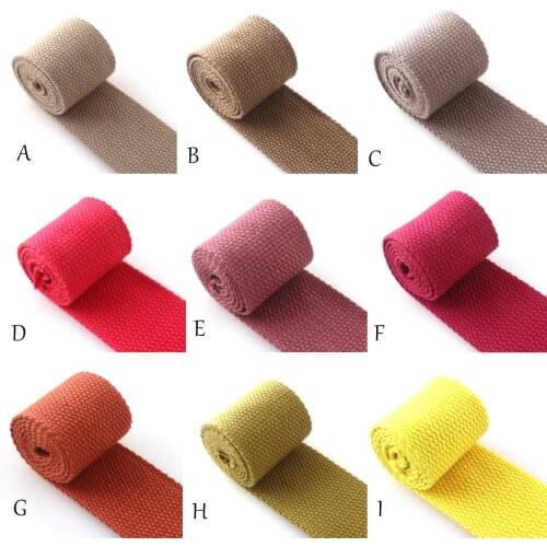 1.5 Inch Cotton webbing colorful Webbing Dog Collar Strap Webbing belt for Bag key fobs Webbing Purse Strap 3 yards