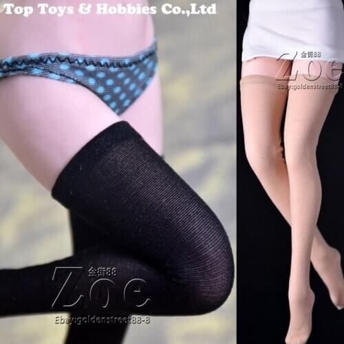 1/6 Scale Female Stockings Model Invisible Edge Sexy High socks For 12-inch TBL PH UD 12-inch Action Figure Body Doll