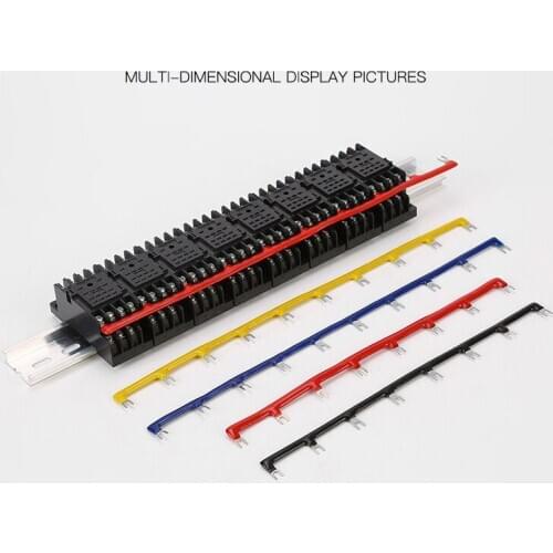 1pcs Relay short circuit strip with distance of 29.6mm PYF14A copper short circuit strip HH54P short circuit strip