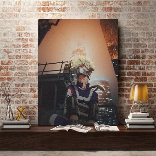 Katsuki Bakugo Kacchan BNHA Anime Decoration Prints Home Decor Canvas Dorm Living Room manga Bedroom Painting Wall Art Poster