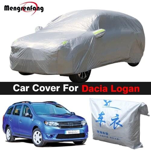 Full Car Cover Outdoor Anti-UV Sun Shade Rain Snow Fog Dust Protection Cover For Dacia Logan Sedan Wagon Pickup