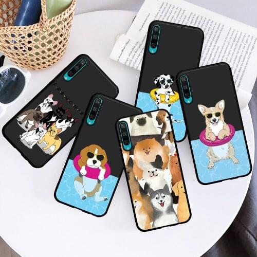 Friends Animal Dog Funny Cartoon Cute for Huawei Honor 8 Lite 8X 8C 9X 9 10 Lite 20 Pro V20 10i 20i 8S 8A 30 Pro 30S Phone Case