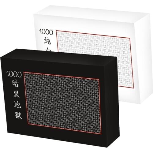 Hot Black White Hell Puzzles 1000 Pieces MINI Puzzle Games Assembling Jigsaw Puzzles for Adults Children Educational Toys